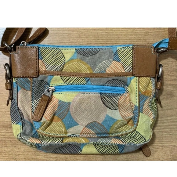 FOSSIL CROSSBODY Messenger Bag Purse - Picture 2 of 7